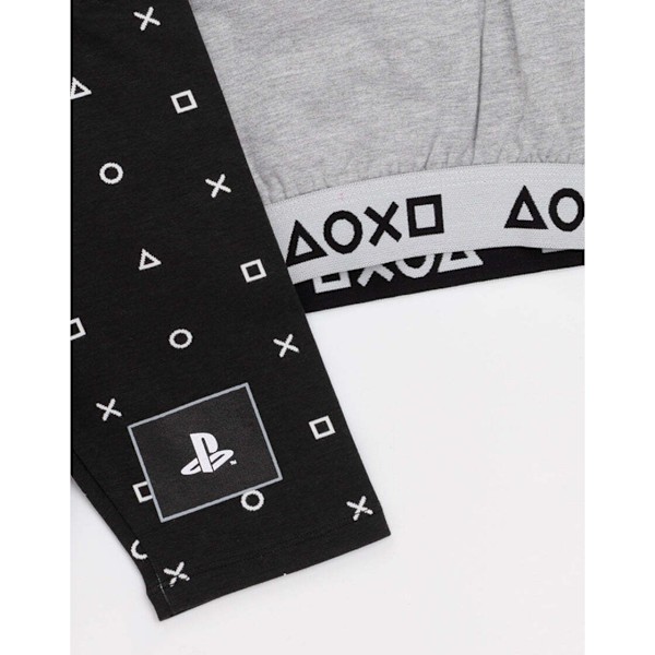 Playstation Pyjamas för flickor 5-6 år Grå/Svart Grey/Black 5-6 Years