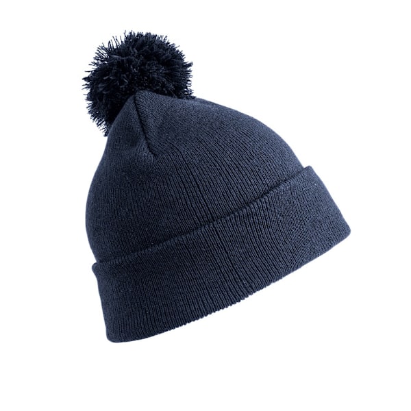 Result Winter Essentials Junior Pom Pom Beanie One Size Navy Navy One Size