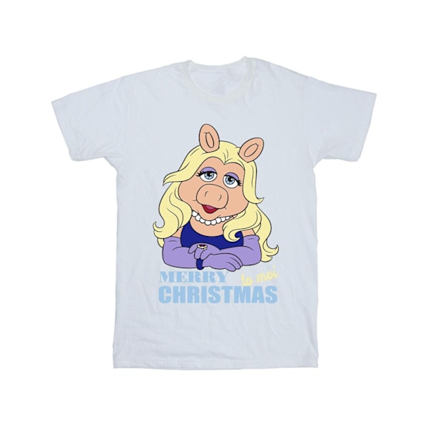 Disney Boys Muppets Miss Piggy Queen of Holidays T-Shirt 3-4 år White 3-4 Years