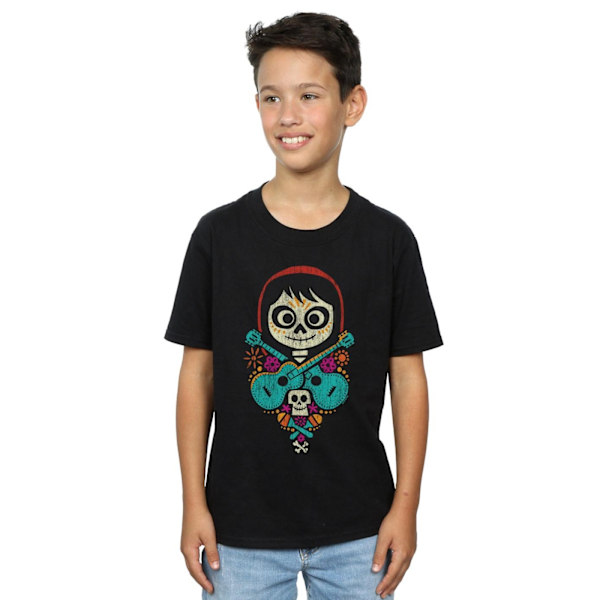 Disney Boys Coco Miguel Crossed Guitars T-Shirt 7-8 år Svart Black 7-8 Years