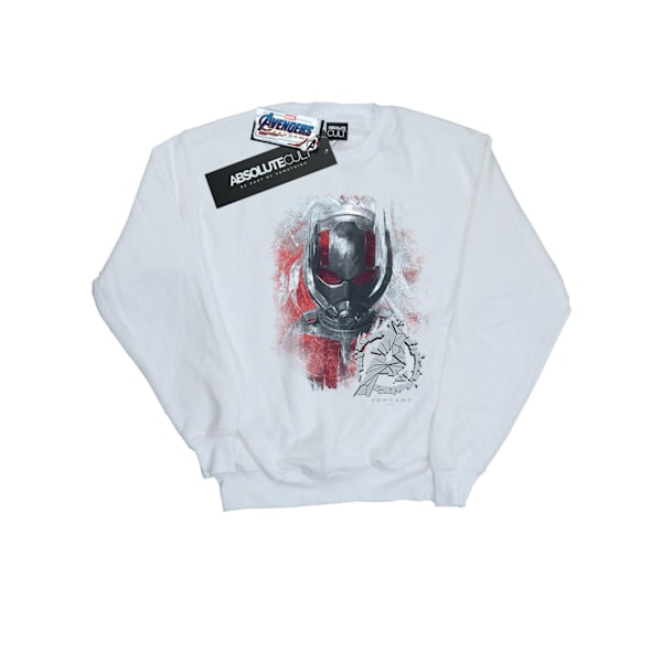 Marvel Boys Avengers Endgame Ant-Man Borstad Sweatshirt 12-13 år White 12-13 Years