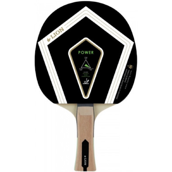 Lion Power Bordtennisracket En Storlek Svart/Kräm/Vit Black/Cream/White One Size