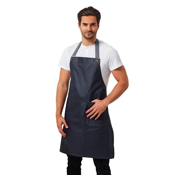 Premier District Haklappsförkläde One Size Indigo Denim Indigo Denim One Size