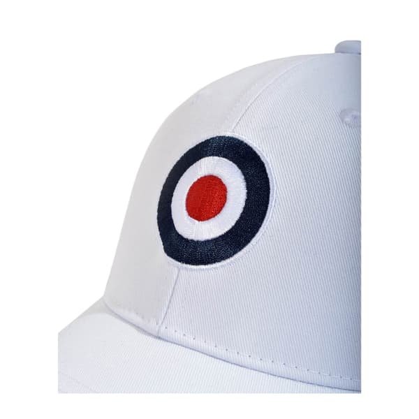 Lambretta Target Basebollkeps En Storlek Vit White One Size