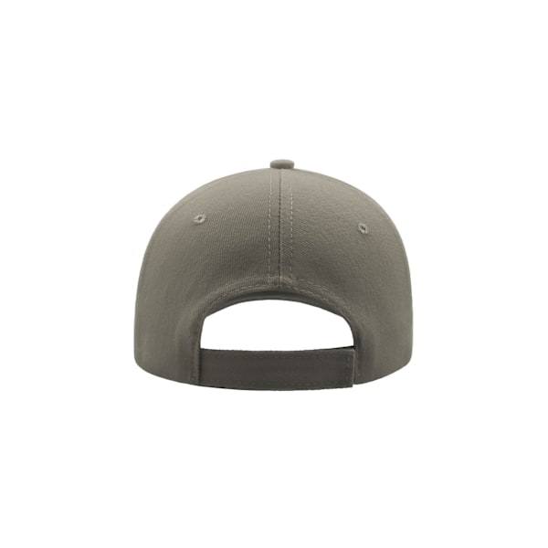 Atlantis Liberty Six borstad bomull 6 panel keps One Size Light Light Grey One Size