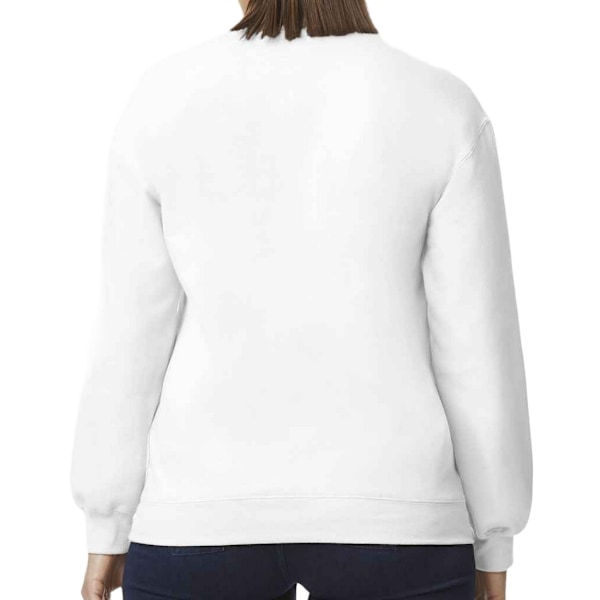 Gildan Unisex Adult Softstyle Fleece Midweight Sweatshirt 4XL W White 4XL