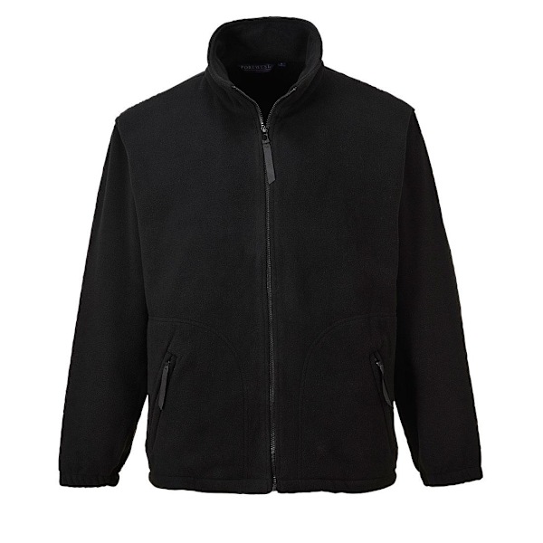 Portwest Argyll Heavyweight Fleece Jacka för Herrar XXL Svart Black XXL