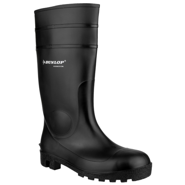 Dunlop FS1600 142PP Unisex säkerhetsstövlar för Wellington 43 EUR Svart Black 43 EUR