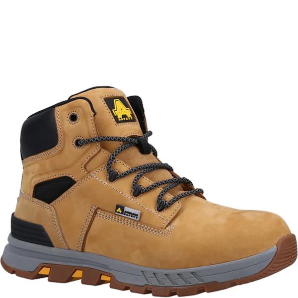 Amblers herr AS261 Crane Grain lädersäkerhetskängor 7 UK honung Honey 7 UK