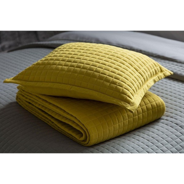 Belledorm Crompton Fylld Kudde One Size Saffransgul Saffron Yellow One Size