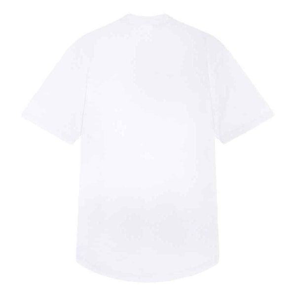Le Chef Unisex Piqué-stickad kockskjorta för vuxna S Vit White S