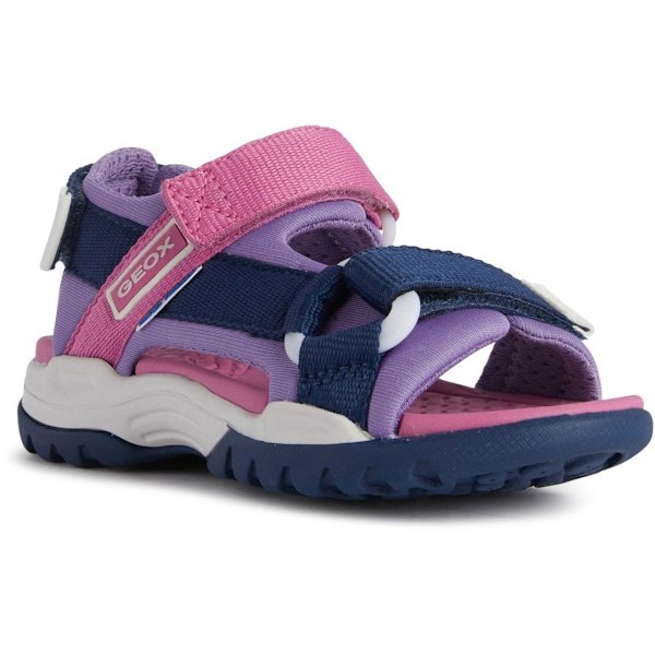 Geox Borealis Sandaler för Flickor 13 UK Barn Marinblå/Lila Navy/Lilac 13 UK Child