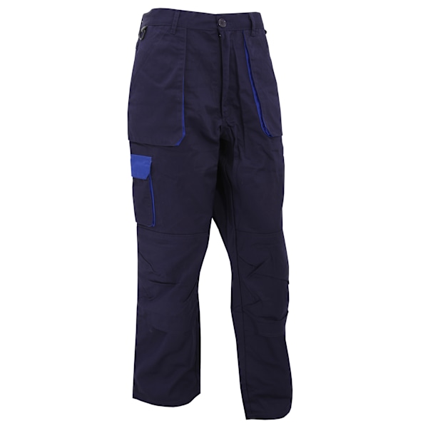 Portwest Texo Contrast Workwear Byxor XL/R Marinblå Navy XL/R