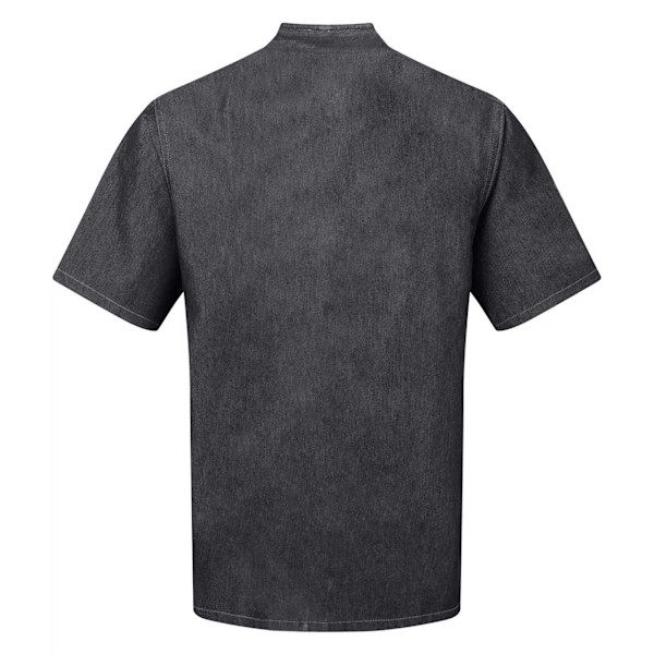 Premier Unisex Vuxen Kortärmad Kockjacka XS Svart Denim Black Denim XS