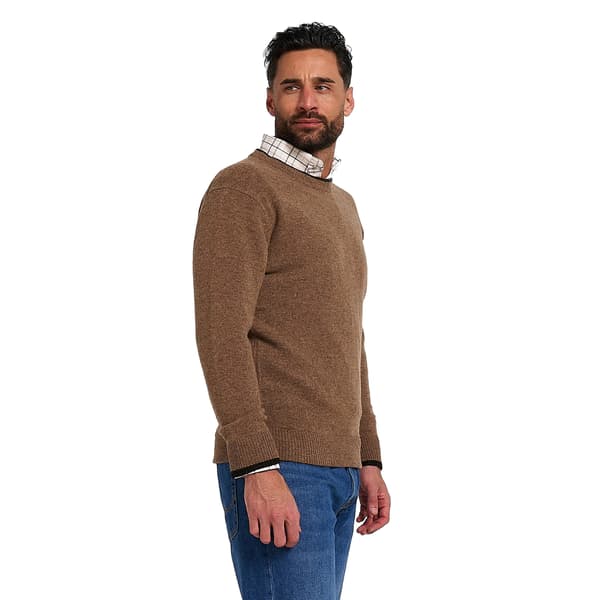 Jack Pyke Stickad Tröja Herr i Lammull Rund Hals S Barleycorn Barleycorn S
