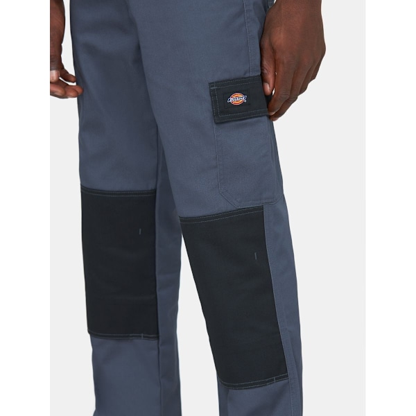 Dickies Arbetsbyxor för män, vardagsmodell, 26R Grå/Svart Grey/Black 26R