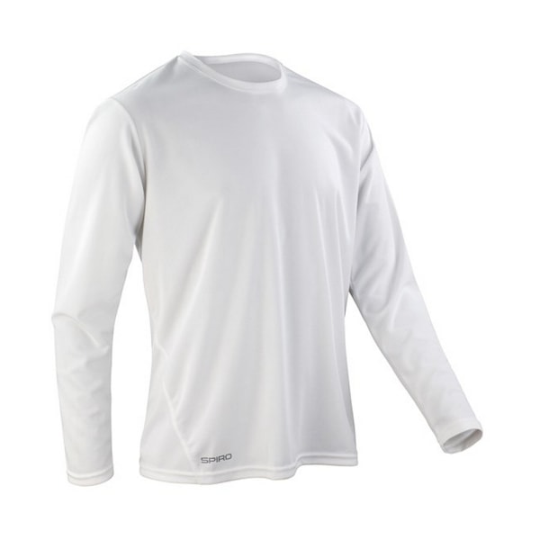 Spiro Herr Performance Långärmad T-shirt M Vit White M