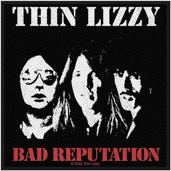 Thin Lizzy Bad Reputation Standard Patch One Size Svart/Vit/Röd Black/White/Red One Size