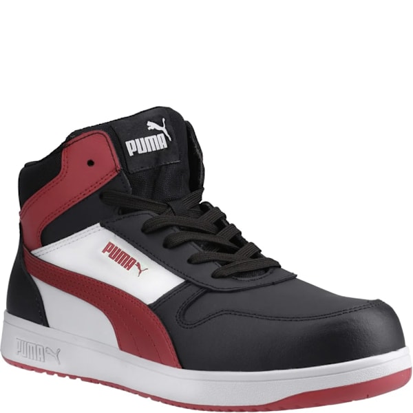 Puma Safety Frontcourt Läderskor Herr 3 UK Svart/Röd Black/Red 3 UK