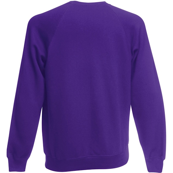 Fruit Of The Loom Raglanärm Belcoro® Sweatshirt M Purp Purple M