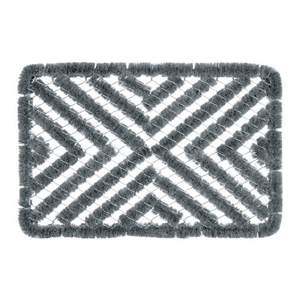 Groundsman Wire Rektangulär Stövskrapa Matta 40cm x 60cm Grå/Silver Grey/Silver 40cm x 60cm