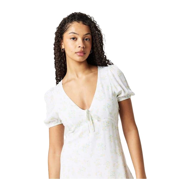 Jack Wills Dam Ditsy Blommig Miniklänning 6 UK Vit White 6 UK
