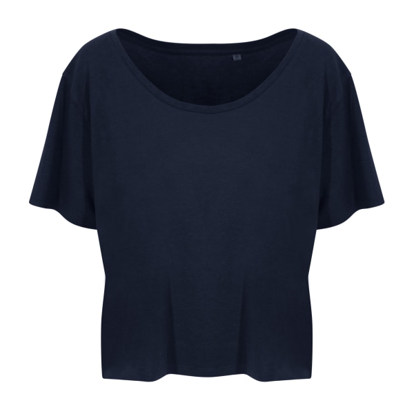 Ecologie Womens/Laides Daintree EcoViscose Cropped T-Shirt M Na Navy M