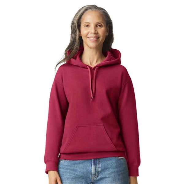 Gildan Herr Midweight Soft Touch Hoodie XXL Kardinalröd Cardinal Red XXL