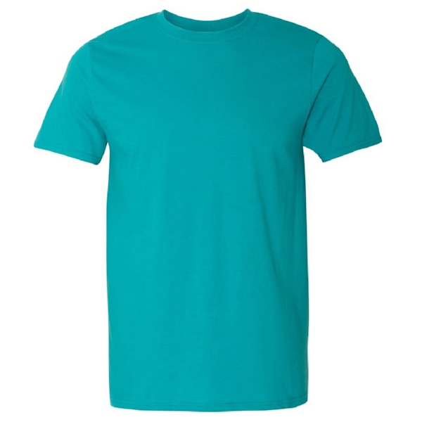 Gildan herr kortärmad mjuk t-shirt S Jade Jade S