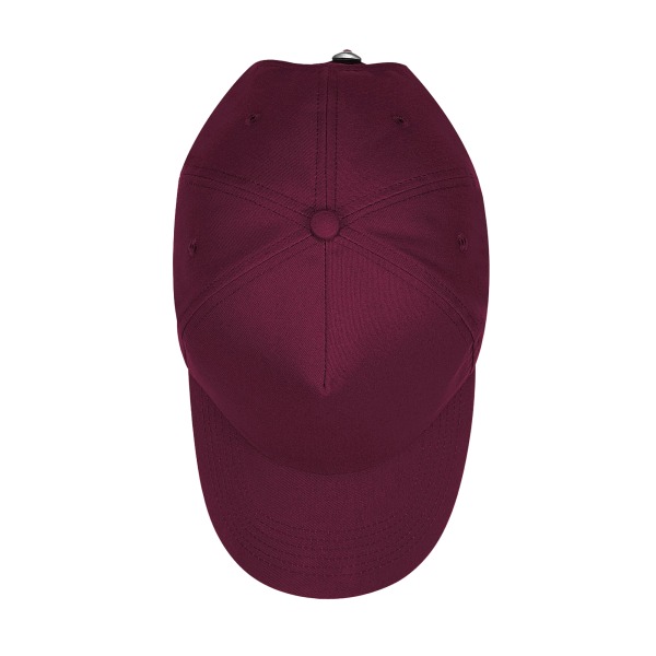 Beechfield Unisex Adult Authentic 5 Panel Cap One Size Burgundy Burgundy One Size