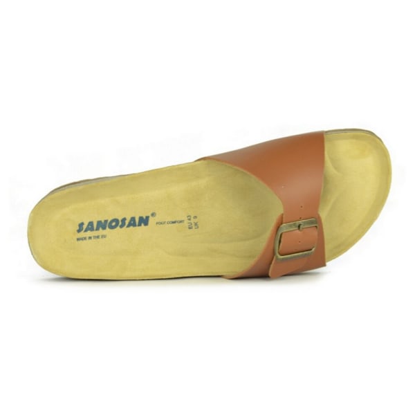 Sanosan Dam/Dam Malaga Sano Sandaler 3 UK Brun Brown 3 UK