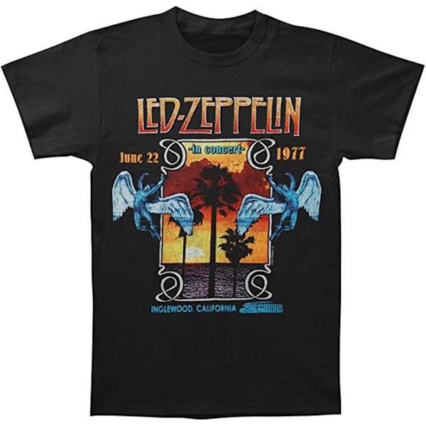 Led Zeppelin Unisex Adult Inglewood T-Shirt S Svart Black S