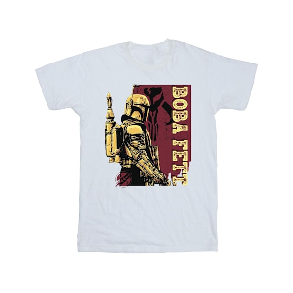 Star Wars The Book Of Boba Fett Western Style T-shirt L Wh White L