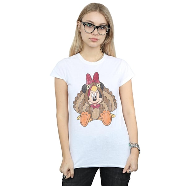 Disney Dam/Damer Minnie Mouse Thanksgiving Kalkon Kostym C White XL