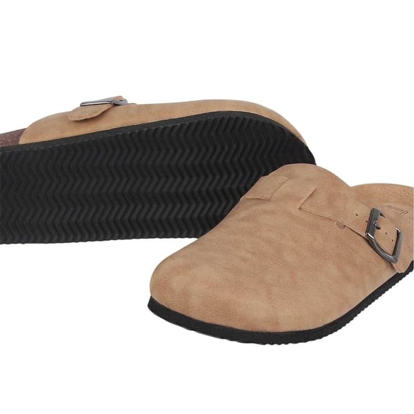 Miso Dam Faux Mocka Flatform-tofflor 40 EU Sand Sand 7 UK
