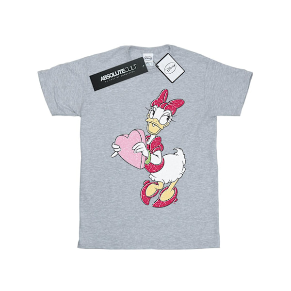 Disney Boys Daisy Duck Love Heart T-Shirt 12-13 år Sports Grå Sports Grey 12-13 Years