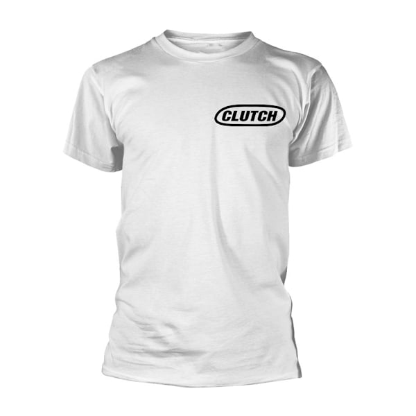 Clutch Unisex Classic Logo T-Shirt S Vit White S