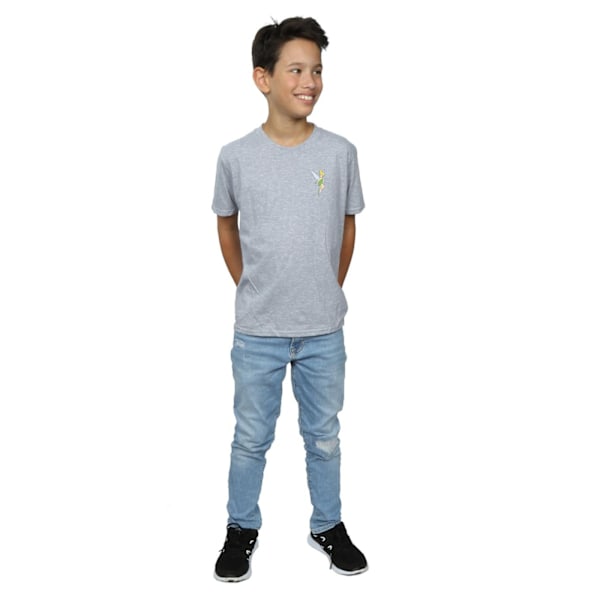 Disney Boys Tinkerbell Bröst T-shirt 5-6 år Sports Grey Sports Grey 5-6 Years