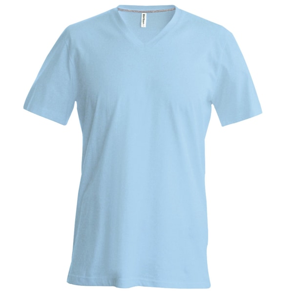 Kariban Herr Kortärmad V-ringad Slim Fit T-shirt 3XL Sky Blue Sky Blue 3XL
