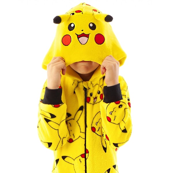 Pokemon Barn/Barn Pikachu All-In-One Nattkläder 11-12 År Yellow 11-12 Years