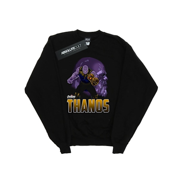 Marvel Boys Avengers Infinity War Thanos Karaktär Sweatshirt 1 Black 12-13 Years