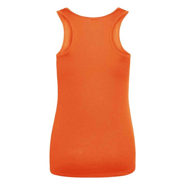 AWDis Cool Dam/Damer Fukttransporterande Girlie Tank Top 8 UK Electric Orange 8 UK