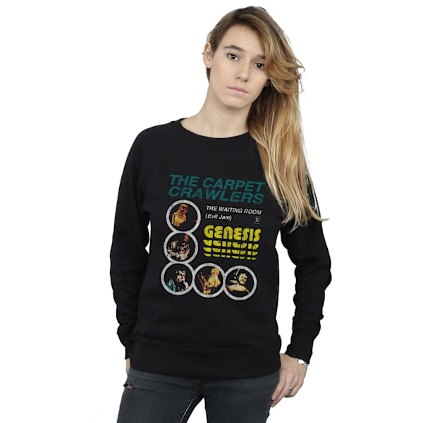 Genesis Womens/Ladies The Carpet Crawlers Sweatshirt L Svart Black L