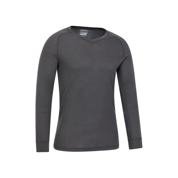 Mountain Warehouse Talus V-ringad Termotopp för män S Grå Grey S