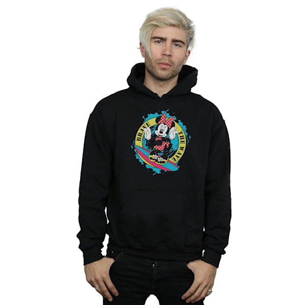 Disney Herr Minnie Mouse Brave The Wave Hoodie M Svart Black M