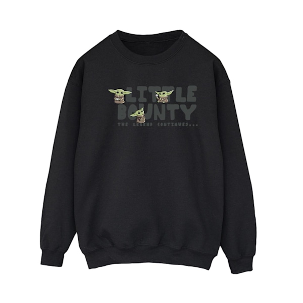Star Wars The Mandalorian Dam/Damer Liten Bounty Hunter Sweatshirt Black XL