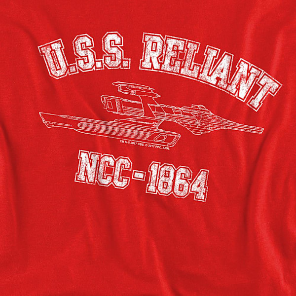 Star Trek Unisex Vuxen Reliant Träningströja XXL Röd Red XXL