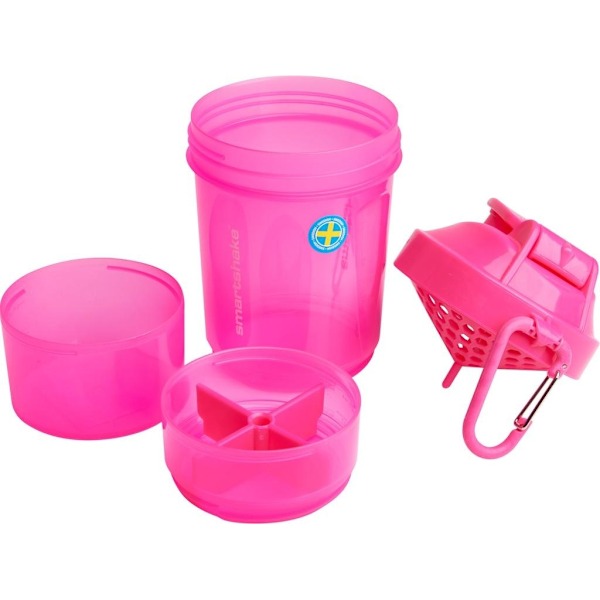 Smartshake Original2Go 600ml Shakerflaska En Storlek Neonrosa Neon Pink One Size