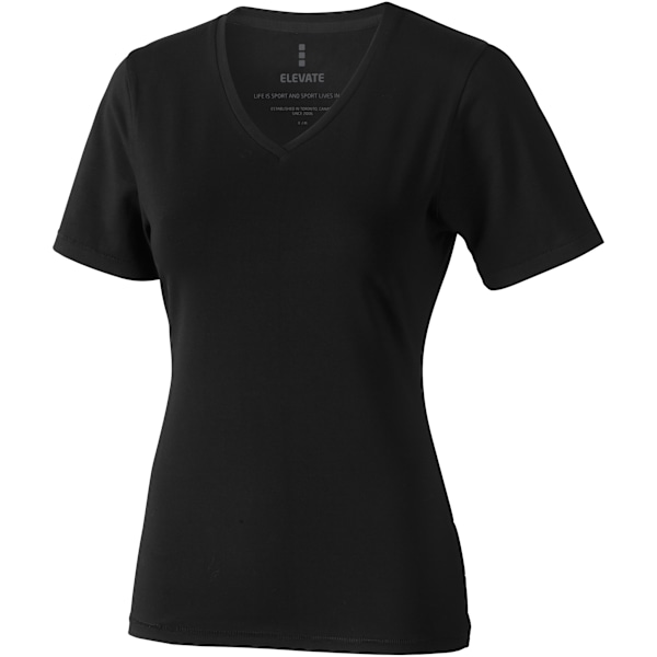 Elevate Dam/Kvinnor Kawartha Kortärmad T-shirt S Solid Bla Solid Black S