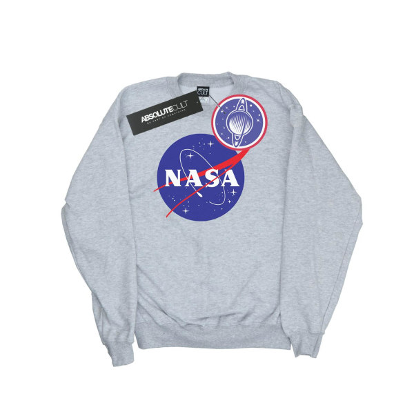 NASA Herr Insignia Logo Sweatshirt XL Sports Grey Sports Grey XL